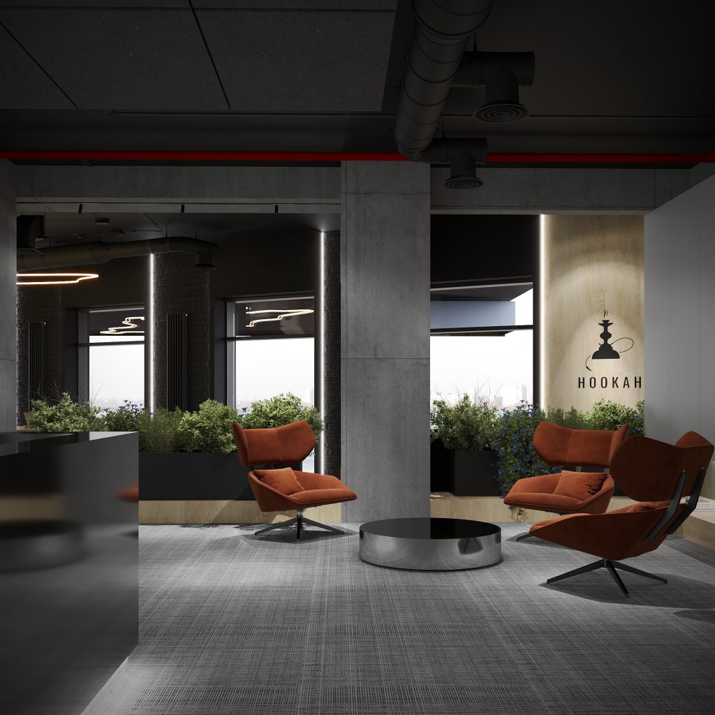 Coworking space, 450 m2