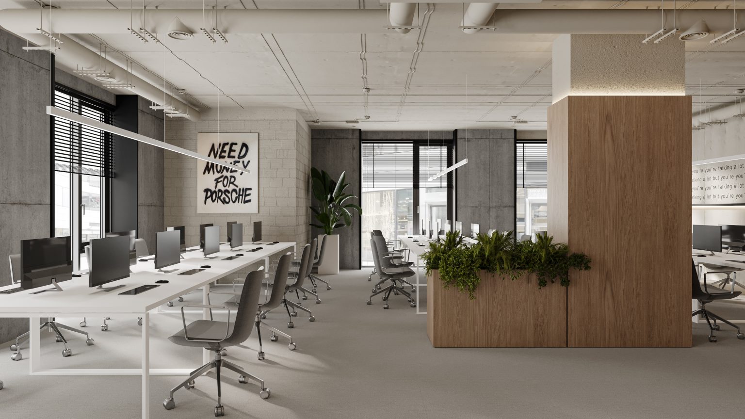 Coworking space, 570 m2